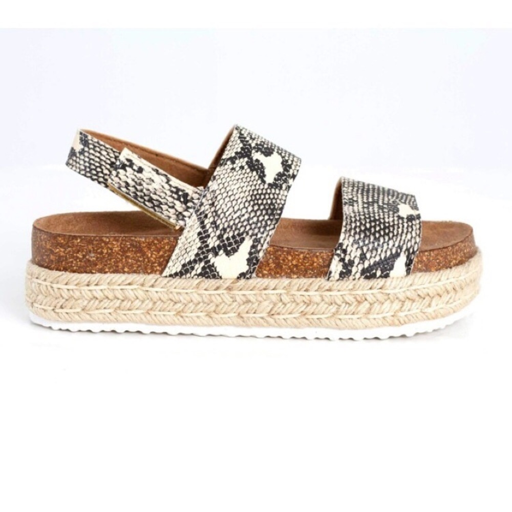 LAST! | Dakota | Platform Espadrille Sandals - Picture 2 of 5